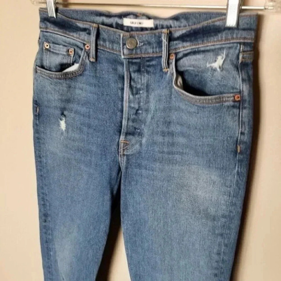 GRLFRND Karolina High Rise Crop  Jeans Sixpence 27 - Picture 15 of 15
